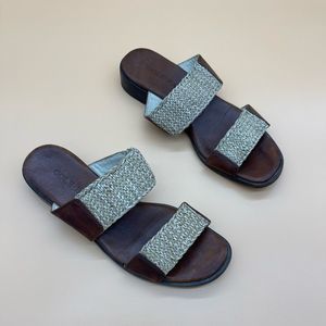 Cole Haan Woven Leather II Slide Sandal